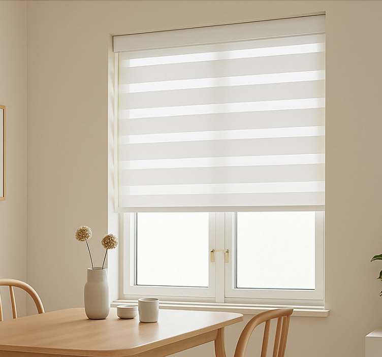 Store salle à manger effet blanc opaque - TenStickers