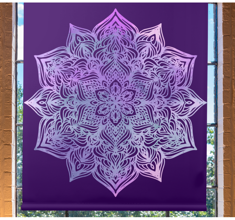 Stores zen Forme de mandala violet.. - TenStickers