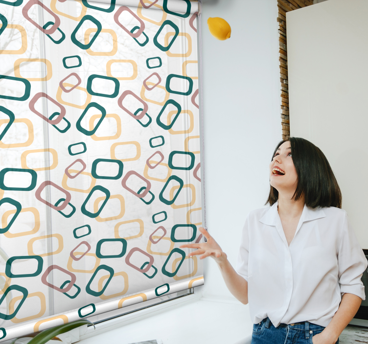 Stores motif formes irrégulières abstraites - TenStickers