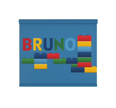 Store enrouleur chambre enfant blocs de jouets colorés - TenStickers