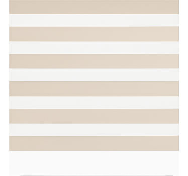 Store enrouleur classique crème et blanc horizontal - TenStickers