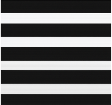 Store enrouleur cuisine rayures noires et blanches - TenStickers