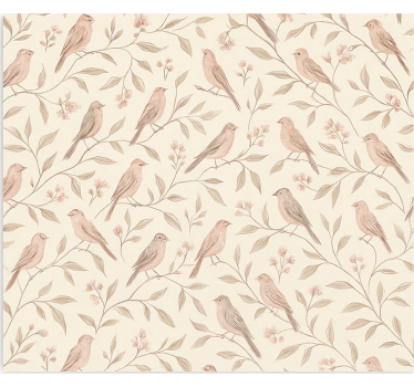 Store enrouleur chambre ado sentier ornithologique vintage - TenStickers