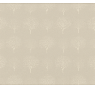 Store enrouleur salle à mange arbres forestiers miniatures - TenStickers