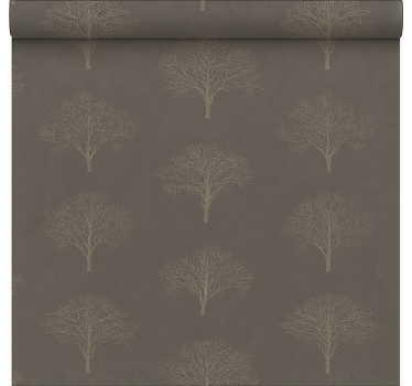 Store salle à manger arbres de la forêt noire beige - TenStickers