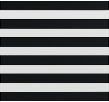 Store salle à manger rayé noir et transparent - TenStickers
