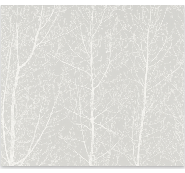 Store enrouleur salle à manger arbres gris d'hiver - TenStickers