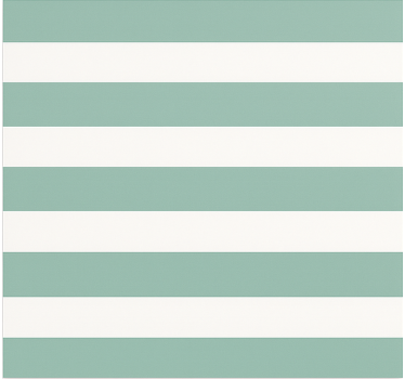 Store enrouleur salle à manger rayures vert turquoise - TenStickers