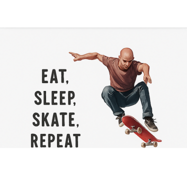 Store enrouleur chambre ado impression de skateboard - TenStickers
