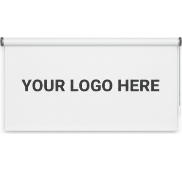 Store enrouleur bureaux avec logo d'entreprise personnalisé - TenStickers