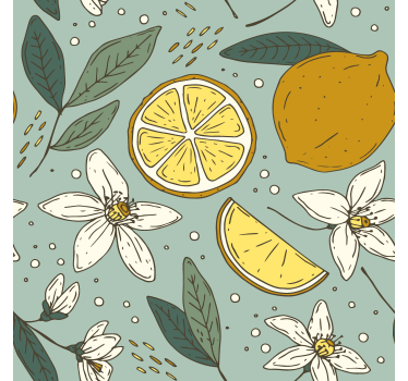 Store enrouleur cuisine motif citron coloré - TenStickers