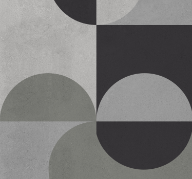 Store enrouleur cuisine motif abstrait tons gris - TenStickers
