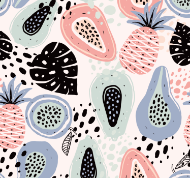 Store enrouleur cuisine motif botanique - TenStickers