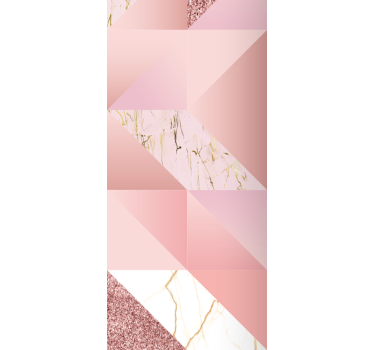 Store enrouleur cuisine marbre rose doré - TenStickers