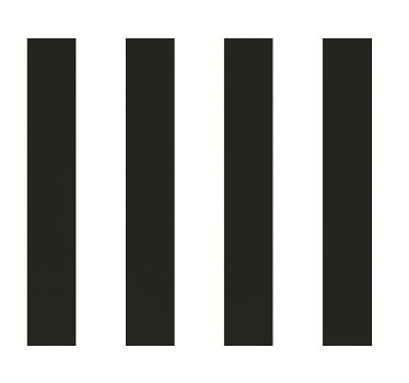 Store enrouleur cuisine rayures blanches et noires - TenStickers