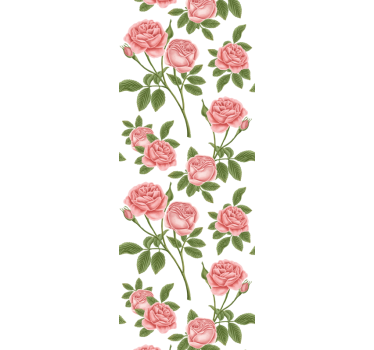 Store enrouleur cuisine imprimé de roses - TenStickers