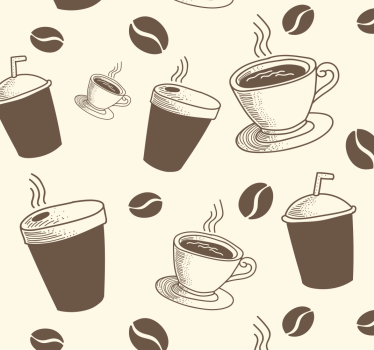 Store enrouleur cuisine café blanc-turquoise - TenStickers
