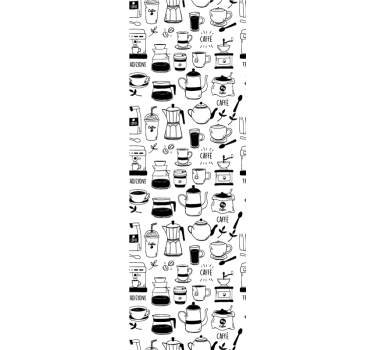 Store enrouleur salle à manger moment café - TenStickers