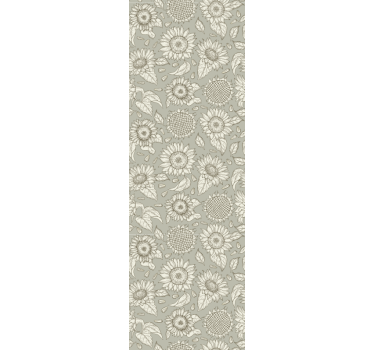 Store enrouleur salle à manger tournesols gris - TenStickers