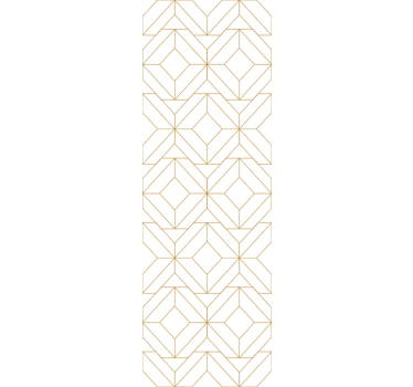 Store enrouleur salle à manger motifs géométriques modernes - TenStickers