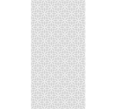 Store enrouleur salle à manger motif moderne gris et blanc - TenStickers