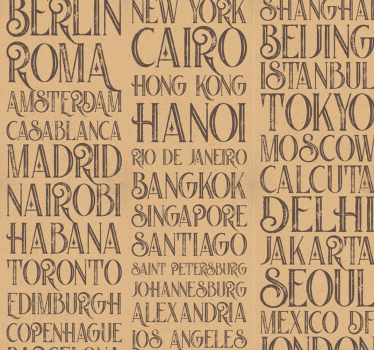 Store enrouleur salle à manger villes du monde - TenStickers