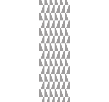 Store enrouleur salle à manger triangles gris - TenStickers