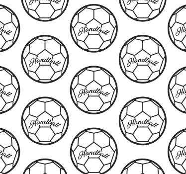 Store enrouleur chambre ado motif handball - TenStickers