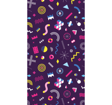 Store enrouleur chambre ado motif gaming memphis - TenStickers