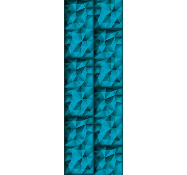 Store enrouleur chambre ado profondeurs bleues 3d - TenStickers