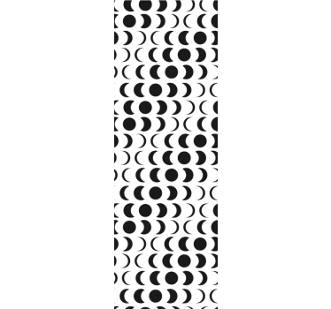 Store enrouleur chambre ado motif lune minimaliste - TenStickers