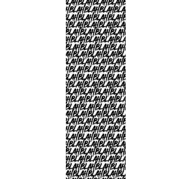 Store enrouleur chambre ado motif texte amusant - TenStickers