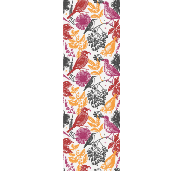 Store enrouleur chambre ado motif fleurs sauvages - TenStickers