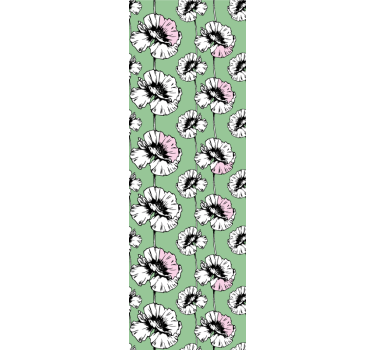 Store enrouleur chambre ado motif fleurs peintes - TenStickers