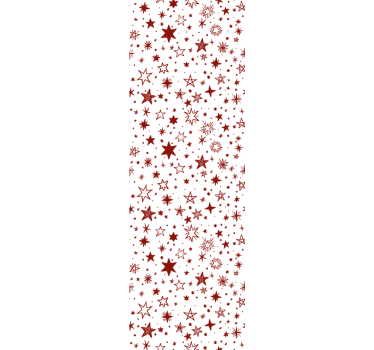 Store enrouleur chambre ado étoile aquarelle rouge - TenStickers
