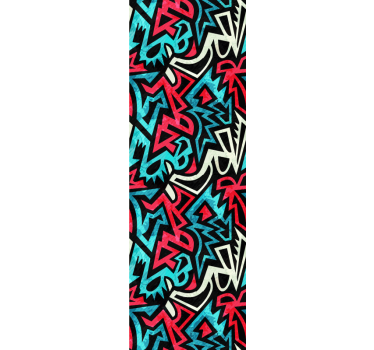 Store enrouleur chambre ado motif peint urbain - TenStickers