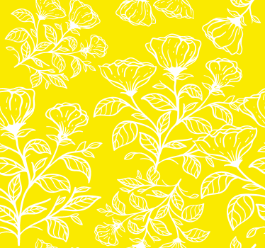 Store enrouleur chambre ado motif fleurs - TenStickers
