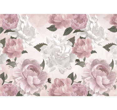 Store enrouleur cuisine pivoines de style provençal - TenStickers