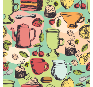 Store enrouleur cuisine aliments de cuisine - TenStickers