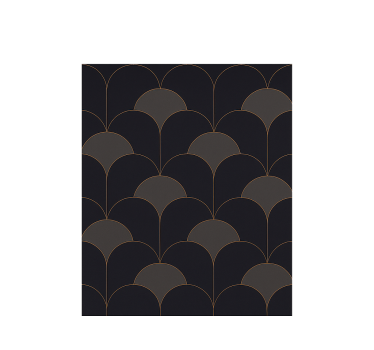 Store enrouleur vintage design arches des années 1920 - TenStickers