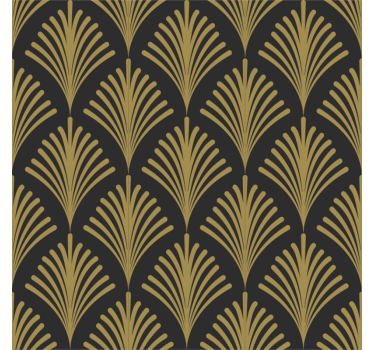 Store enrouleur vintage glamour doré des années 1920 - TenStickers