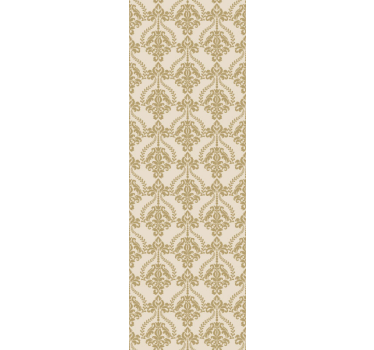 Store enrouleur vintage détails floraux beiges - TenStickers
