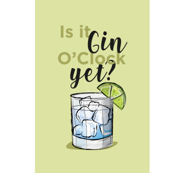 Store enrouleur cuisine phrases gin heures encore boisson - TenStickers