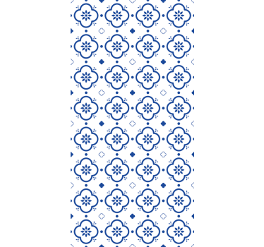 Store textures et motifs Carreaux bleus - TenStickers