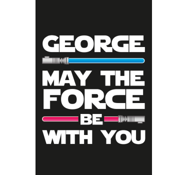 Store enrouleur série et film phrase sci-fi personnalisable - TenStickers