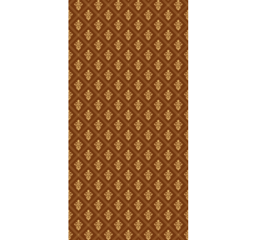 Store enrouleur classique motif doré orné - TenStickers