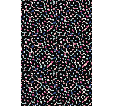 Store enrouleur chambre ado motif à pois colorés - TenStickers