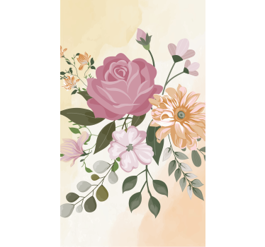 Stores avec fleurs et plantes Réaliste - TenStickers