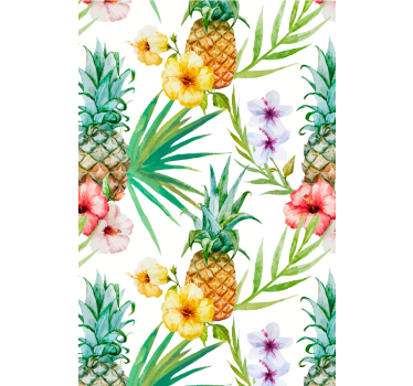 Stores fruits et légumes Ananas peint - TenStickers