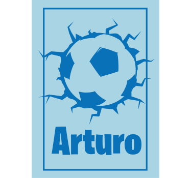 Store enrouleur sport conception de football personnalisée - TenStickers